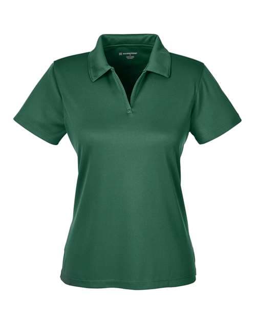 Harriton Women's Double Mesh Polo
