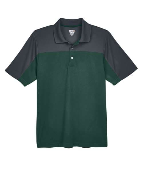 CORE365 Men's Balance Colorblock Performance Piqué Polo