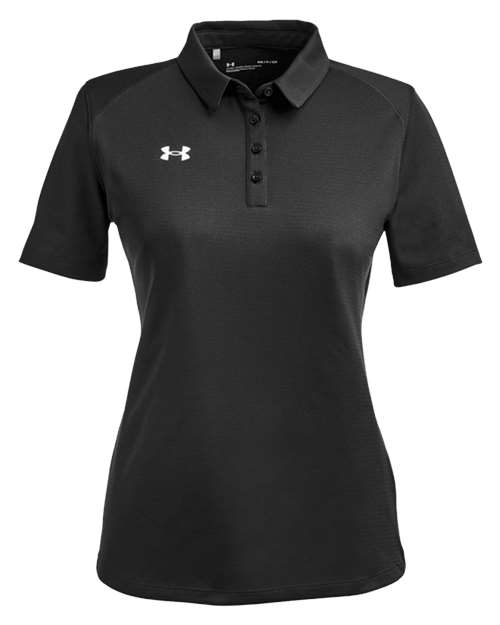 Under Armour Women's Tech™ Polo in Black/ White