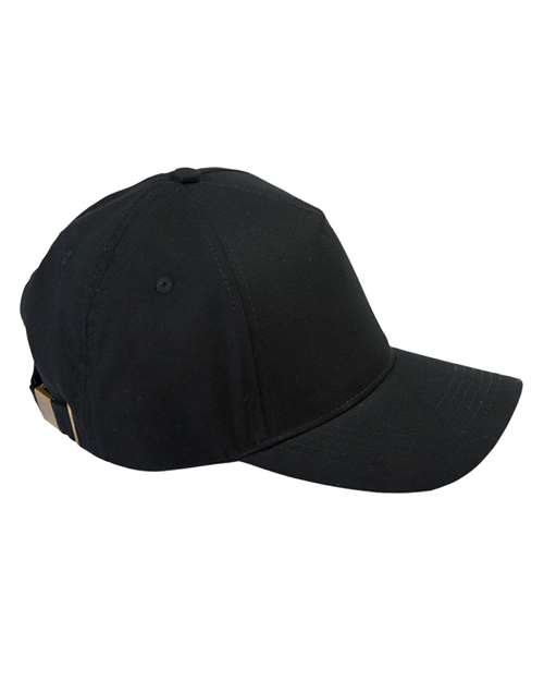 Big Accessories Five-Panel Brushed Twill Cap