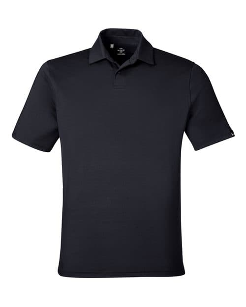 Under Armour Men's Recycled Polo in Black/ White