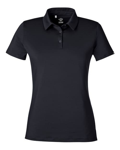 Under Armour Women's Recycled Polo in Black/ White