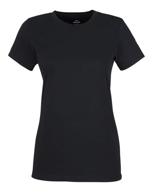 Under Armour Women's Athletic 2.0 T-Shirt in Black/ White