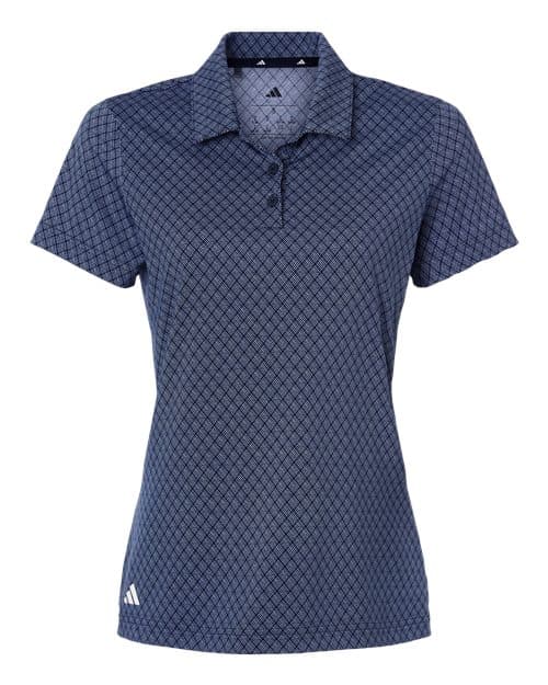 Adidas Women's 4-Way Stretch Printed Polo