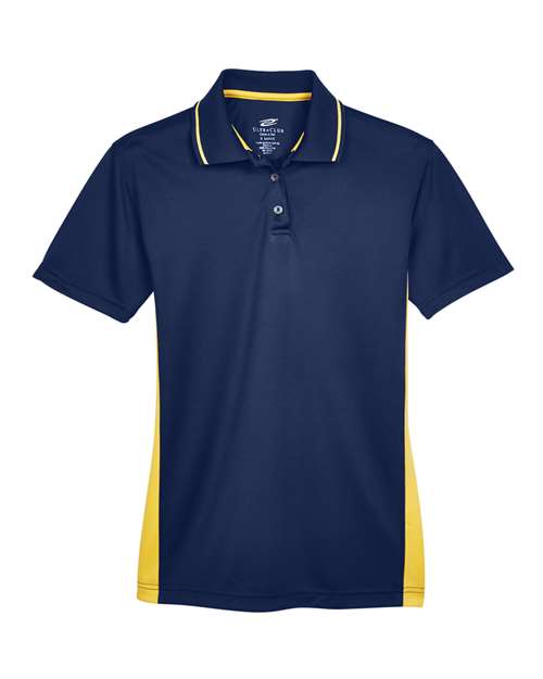 UltraClub Women's Cool & Dry Sport Two-Tone Polo