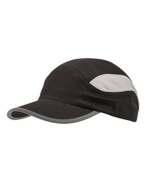 Big Accessories Mesh Runner Cap in Black