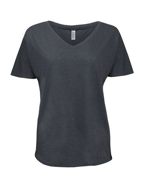 Threadfast Apparel Women's Tri-Blend Fleck V-Neck T-Shirt