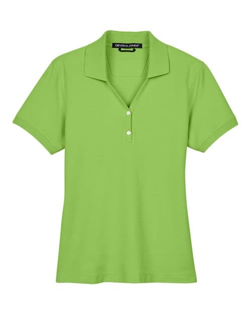 Devon & Jones Women's Pima Piqué Polo