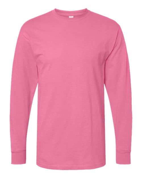 M&O Unisex Gold Soft Touch Long Sleeve T-Shirt