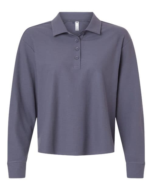 Adidas Women's Beyond Long Sleeve Loose Polo