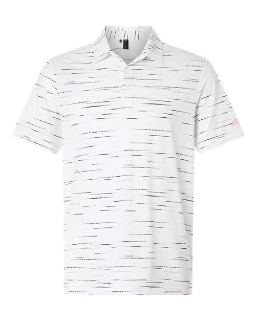 Adidas Men's Ultimate365 Mesh Glimmer Print Polo