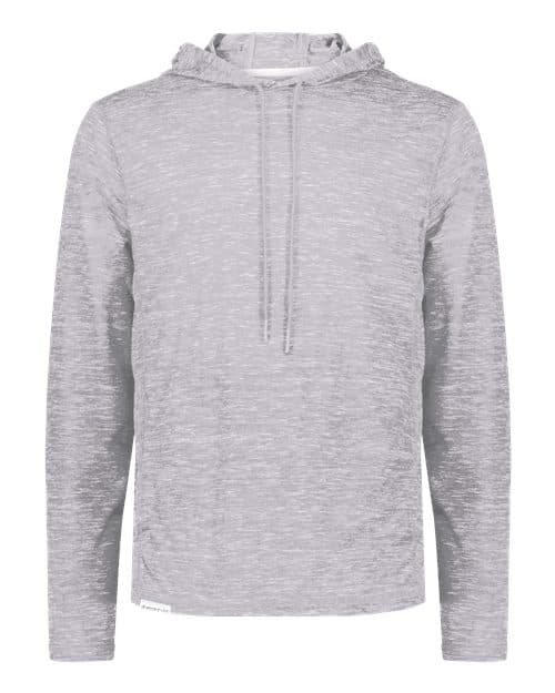 Holloway Men's Eco Revive™ Monterey Hooded Sweatshirt in Athletic Heather