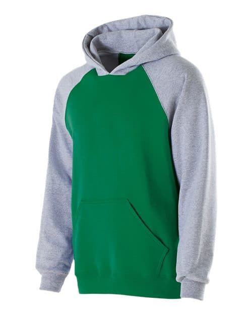 Holloway Youth Cotton/Poly Fleece Banner Hooded Sweatshirt
