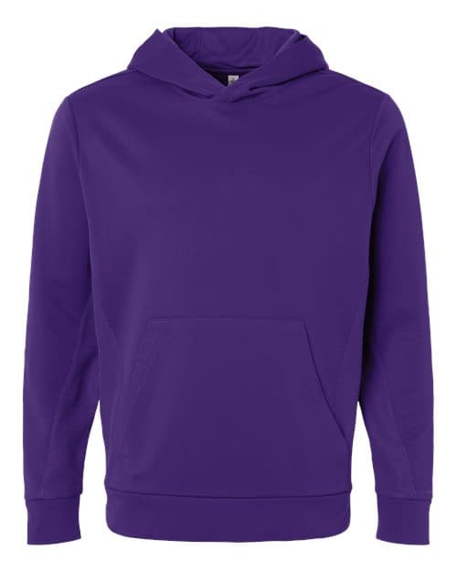 Team 365 Unisex Squad Hooded Tech Fleece Pullover