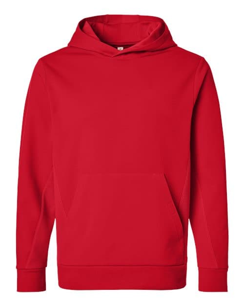Team 365 Unisex Squad Hooded Tech Fleece Pullover