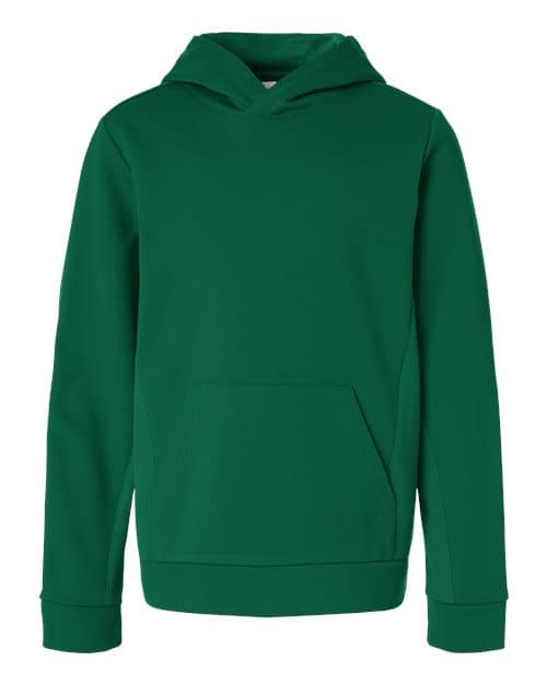 Team 365 Youth Squad Hooded Tech Fleece Pullover