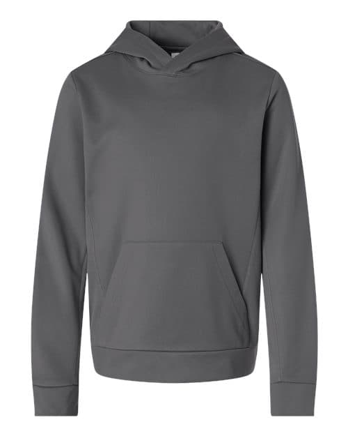 Team 365 Youth Squad Hooded Tech Fleece Pullover