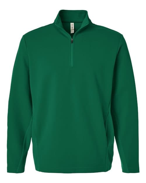 Team 365 Unisex Squad Cadet Quarter-Zip Tech Fleece Pullover