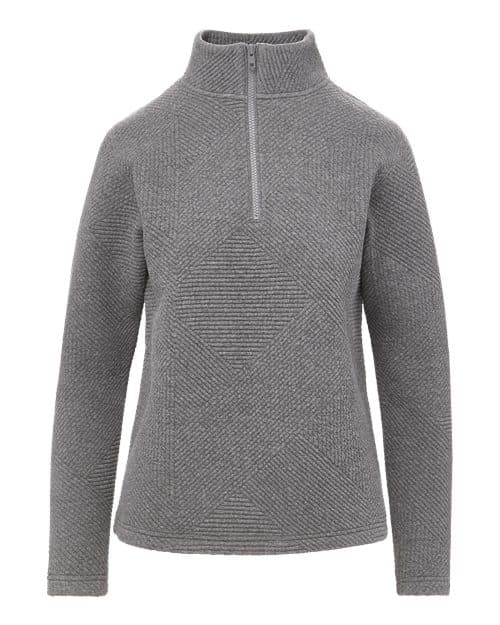 MV Sport Women's Zelda Zig Zag Quarter-Zip Pullover