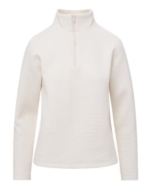 MV Sport Women's Zelda Zig Zag Quarter-Zip Pullover