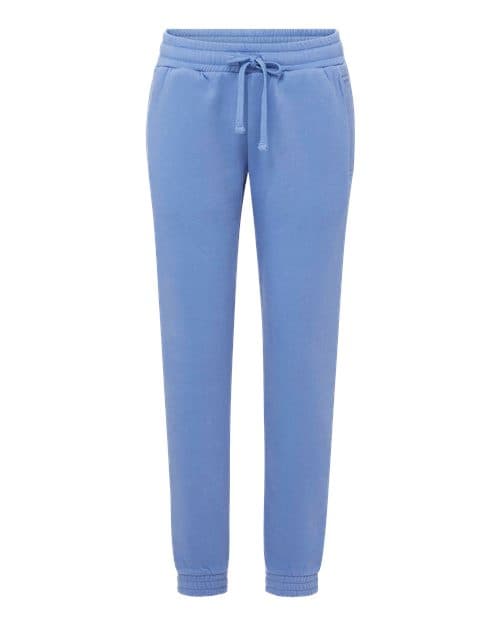 MV Sport Women's Vintage Fleece Joggers in Blue Iris