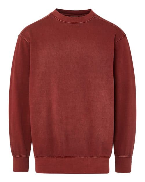 MV Sport Men's Coastal Color™ Crewneck Sweatshirt in Adobe Brick