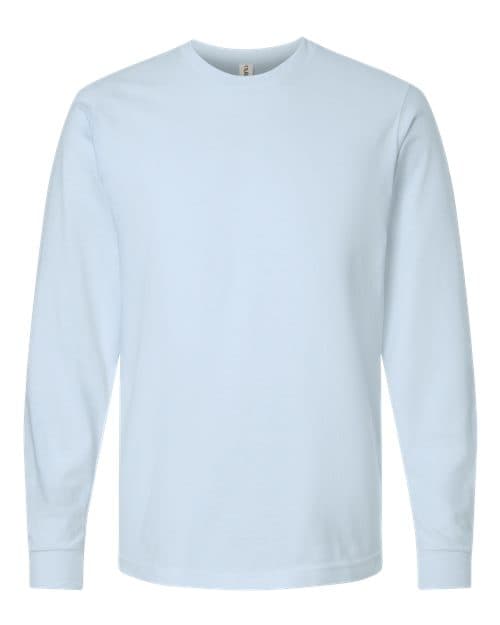 Tultex Unisex Fine Jersey Long Sleeve T-Shirt in Baby Blue