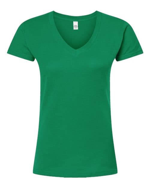 Tultex Women's Fine Jersey V-Neck T-Shirt
