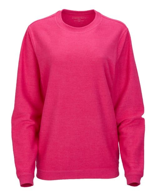 Boxercraft Unisex Corded Crewneck Sweatshirt