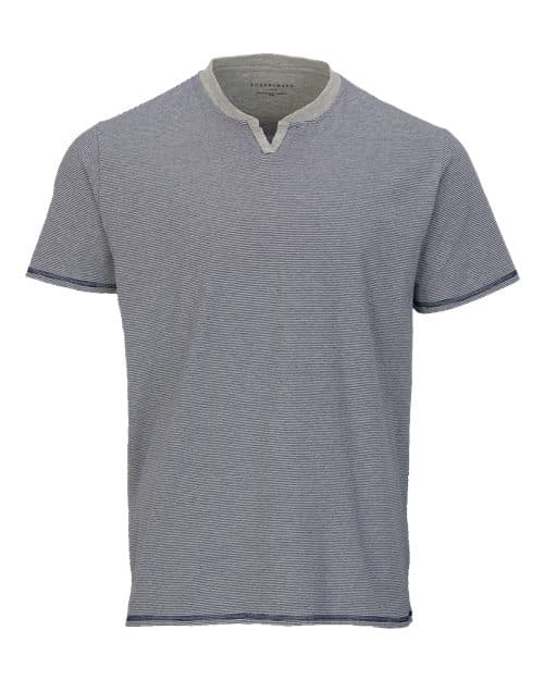 Boxercraft Men's Striped V-Notch T-Shirt
