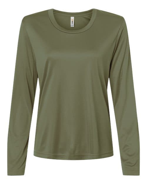 CORE365 Women's Capital Performance Long Sleeve T-Shirt