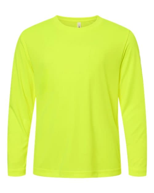 CORE365 Youth Capital Performance Long Sleeve T-Shirt