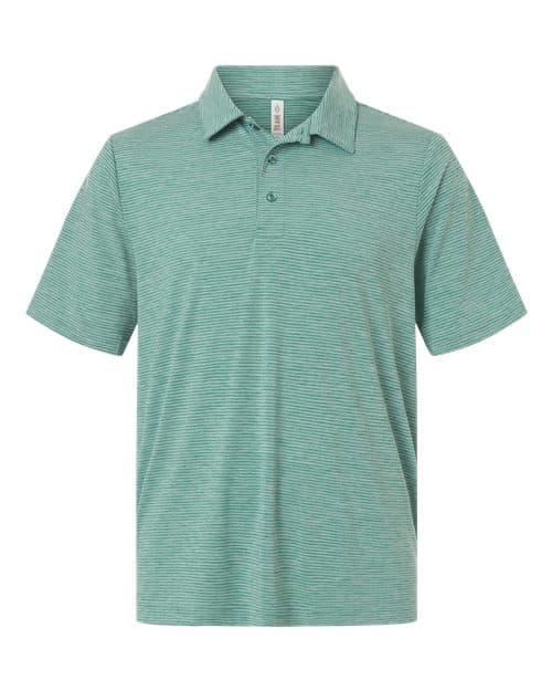 Team 365 Men's Relay Heathered Stripe Polo