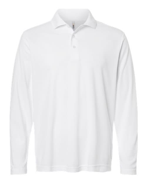 CORE365 Men's Nova Performance Long Sleeve Pique Polo
