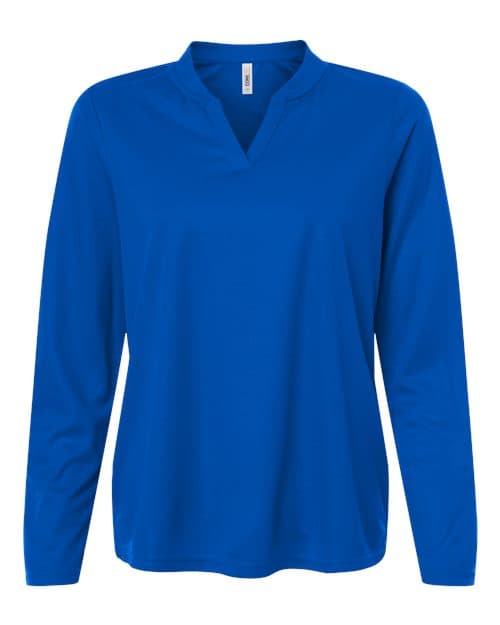 CORE365 Women's Nova Performance Long Sleeve Pique Polo