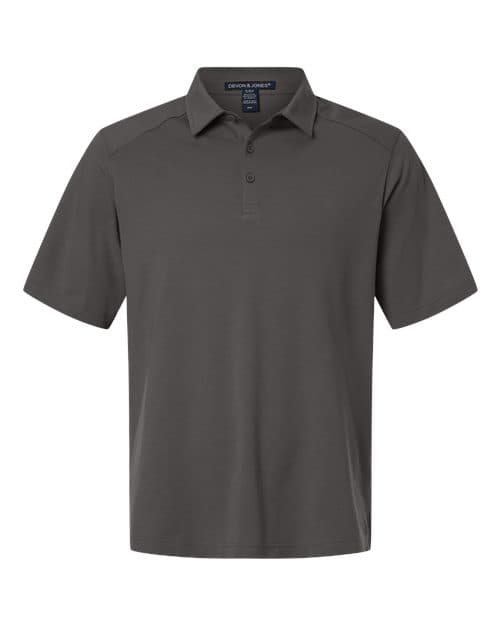 Devon & Jones Men's Seaton Pebble Textured Polo