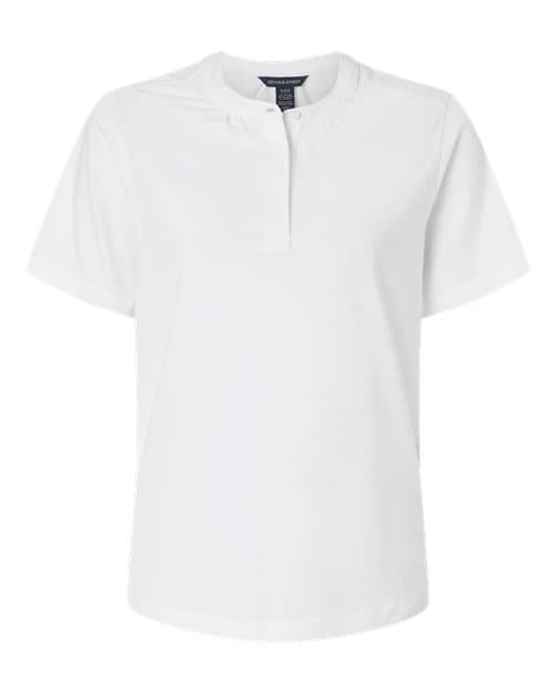 Devon & Jones Women's Seaton Pebble Textured Polo