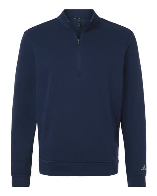 Adidas Men's Elevated Fleece Quarter-Zip Pullover