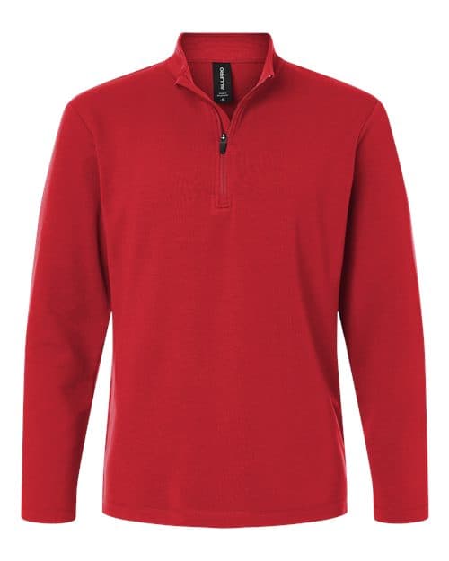 AllPro Men's Stretch Quarter-Zip Fleece Pullover