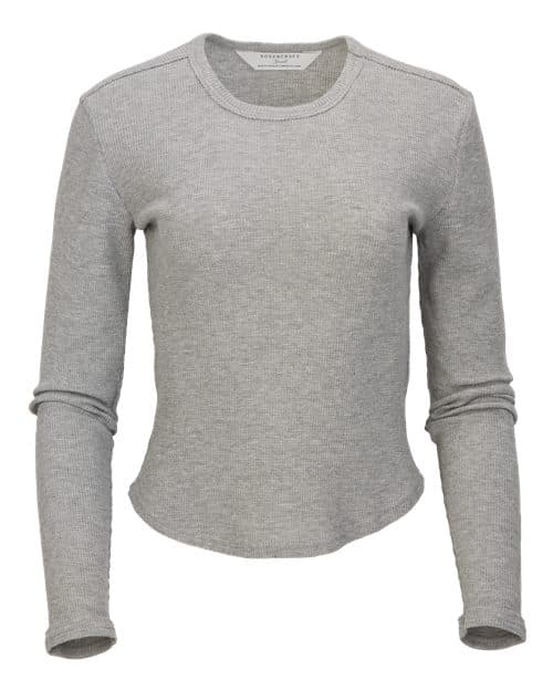 Boxercraft Women's Waffle Knit Baby Long Sleeve T-Shirt