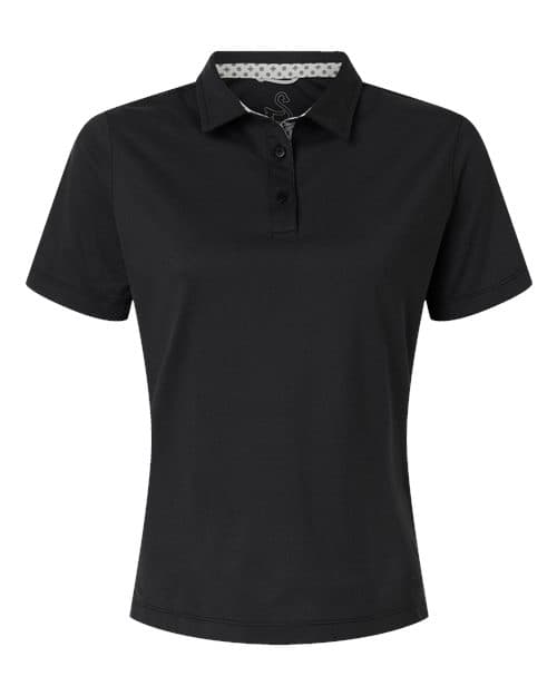 Swannies Women's Ella Polo in Black Heather