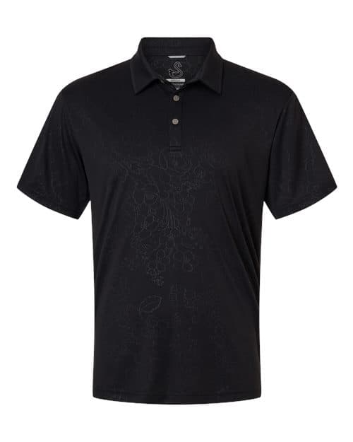 Swannies Men's Ehrman Polo in Black