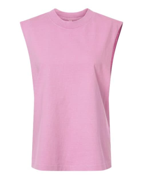 American Apparel Unisex Heavyweight Cotton Garment-Dyed Boxy Muscle Tee