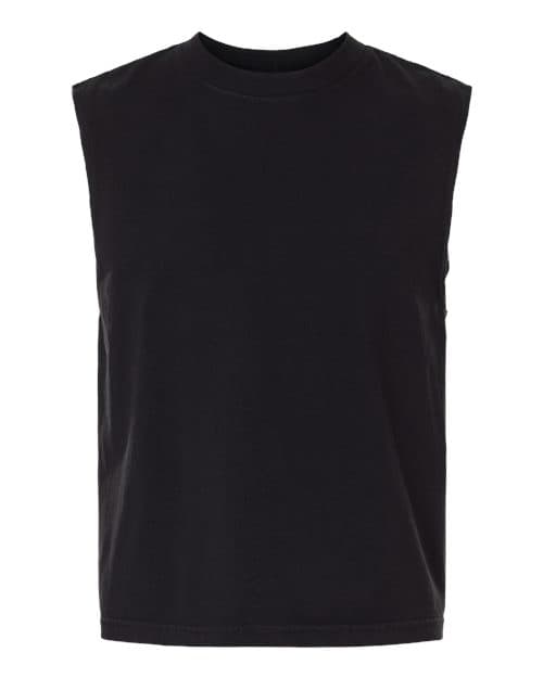 American Apparel Unisex Heavyweight Cotton Garment-Dyed Boxy Muscle Tee
