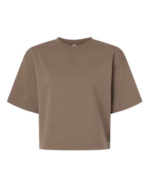 American Apparel Women's French Terry Mid-Length Boxy Top