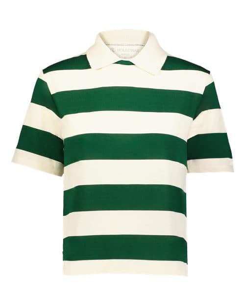 Holloway Women's Prep Street Rugby Crop T-Shirt