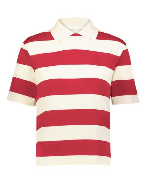 Holloway Women's Prep Street Rugby Crop T-Shirt