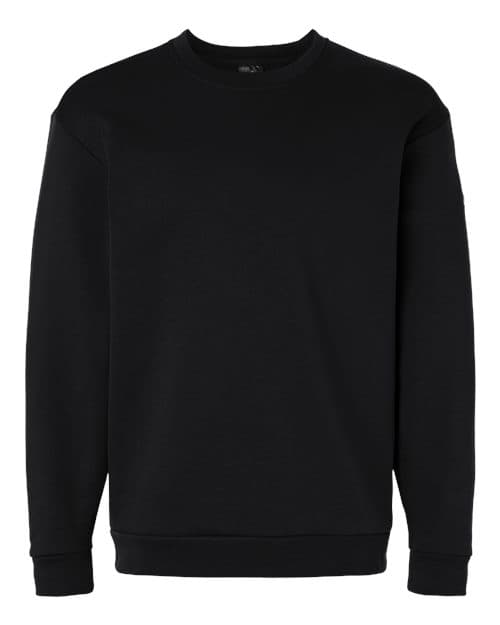 Adidas Men's Fleece Crewneck Sweatshirt in Black/ White
