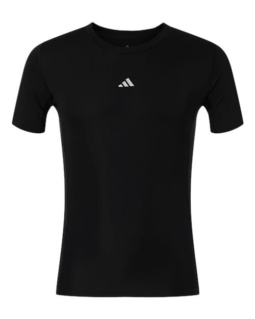 Adidas Men's Techfit Compression T-Shirt in Black