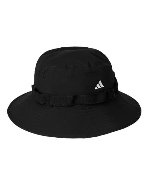 Adidas Fundamental Victory Bucket Hat in Black/ White
